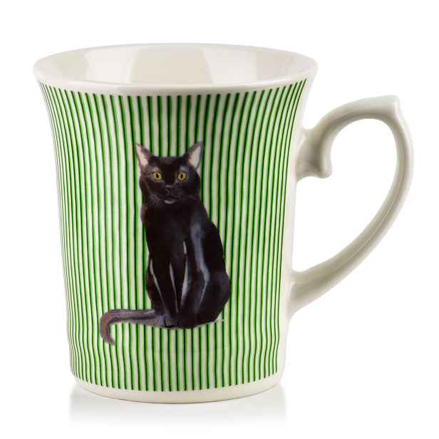 Affekdesign Porcelánový hrnek DANNY 300 ml zelený