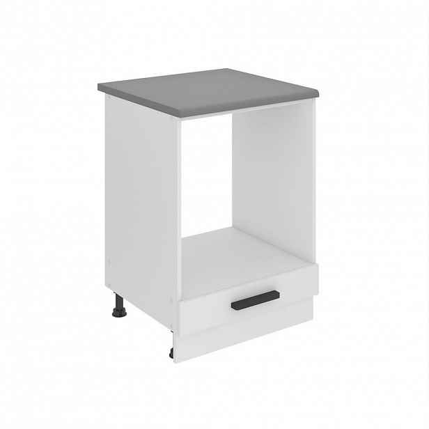 B BELINI GROUP KUCHYŇSKÁ SPODNÍ SKŘÍŇKA 60 cm SDP, s pracovní deskou, bez dvířek se zásuvkami, Bílá matná