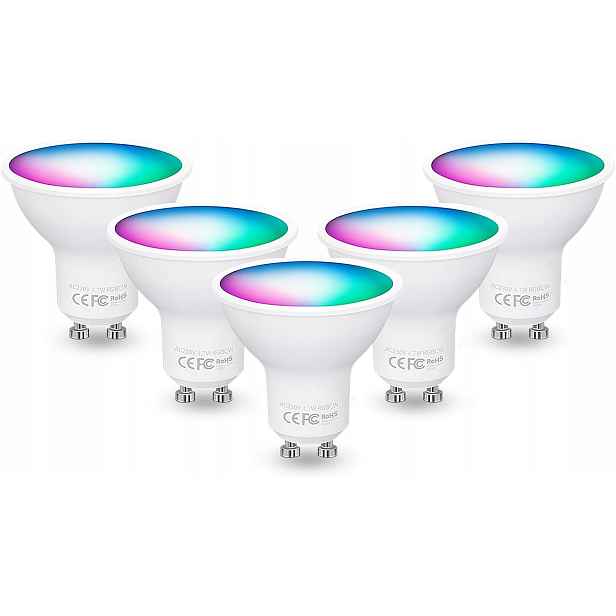 Inteligentní Led Žárovky Smart Wifi Gu10 5ks 1534