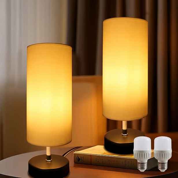 Kakanuo Noční lampa stolní lampa malá bílá noční lampa