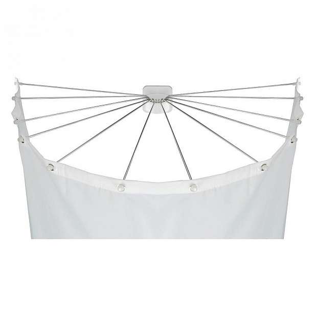 Kruhový držák na sprchový závěs Wenko Shower Umbrella