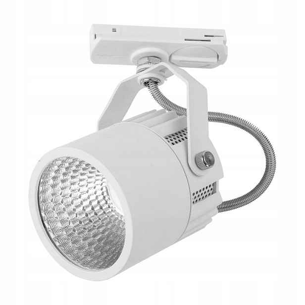 Bílý Reflektor Tracer Na 1-FÁZOVÝ Kabel 10 W Led 4144 Tk Lighting