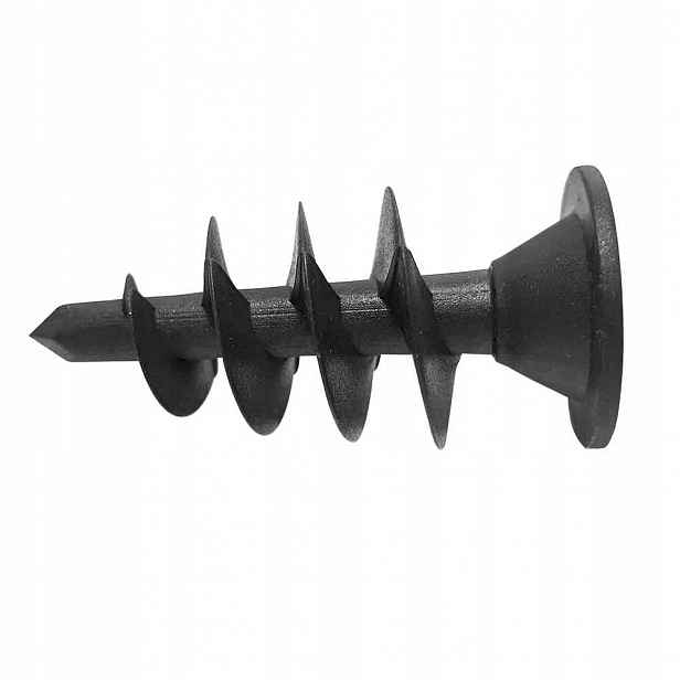 Kolíky hlemýžď spirálový plastový šroub 27 x 57 500 ks, kolík na fasádu