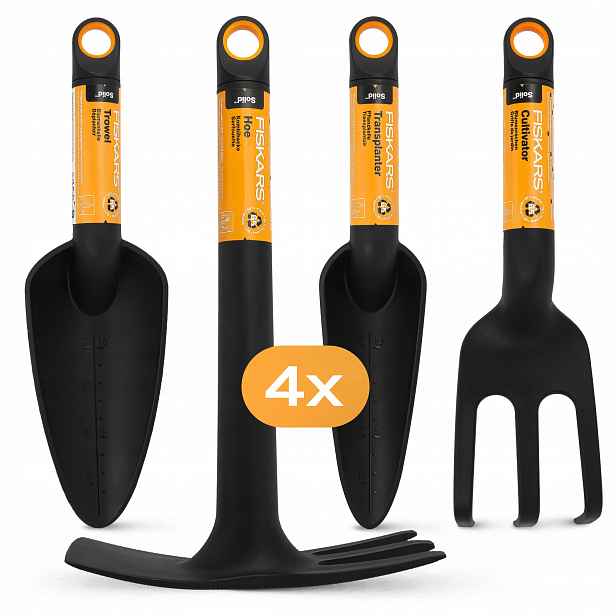 Sada zahradního nářadí Fiskars solid sada lopatka hrábě drápky