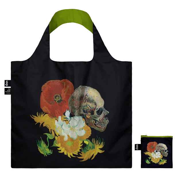 Skládací nákupní taška LOQI VAN GOGH MUSEUM Skull