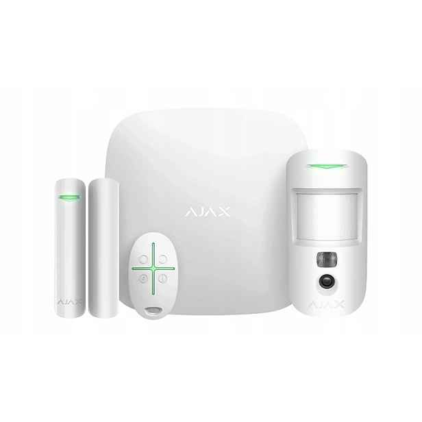 StarterKit Cam Plus bílý bezdrátový alarmový systém Ajax 38174.66.WH1