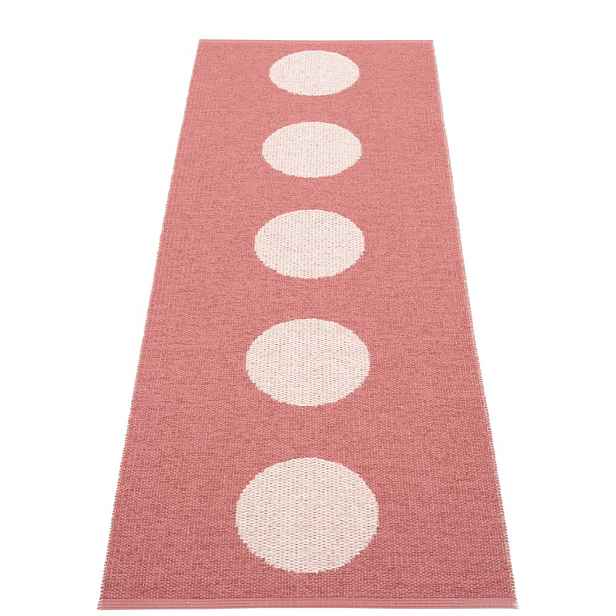 Světle červený vnitřní a venkovní běhoun 70x200 cm Vera Pop Blush – Pappelina