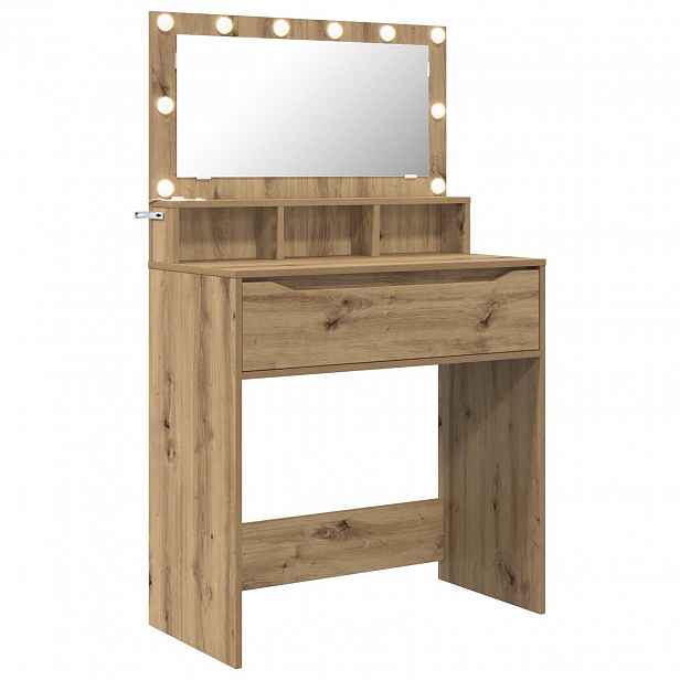 vidaXL Toaletní stolky do ložnice Dub artisan 80 x 39,5 x 135 cm