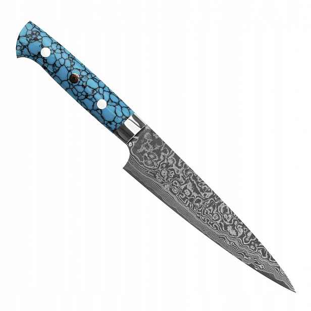 Takeshi Saji Btq R-2 Black Ručně kovaný japonský ostrý Nůž Univerzální 15 cm