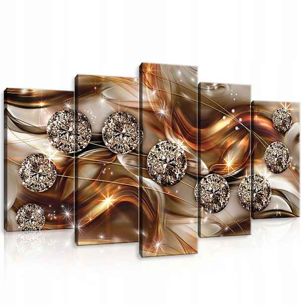 Obraz 100x60 Luxus elegance lesk zlato abstrakce modernost interiér