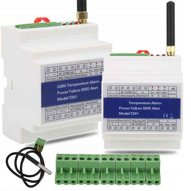 Řídicí Modul Gsm T201 Upozornění Alarm Teploty/poruchy Monitor Sms