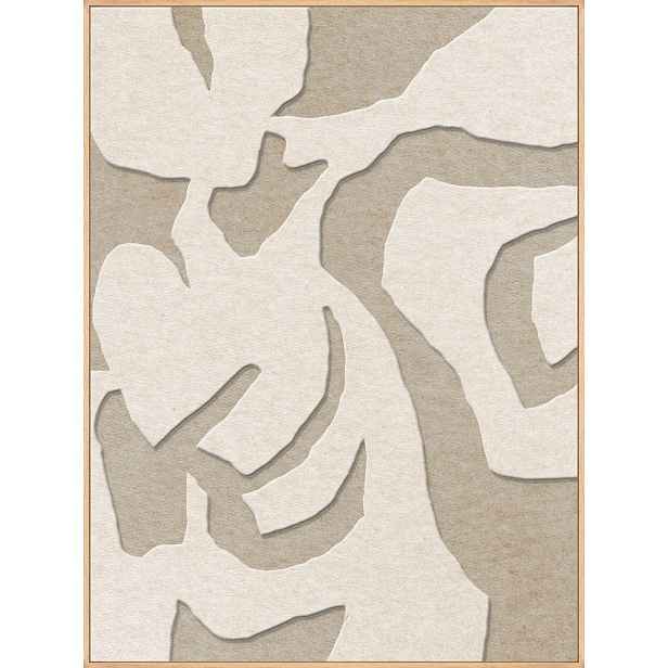 3D obraz s rámem/akustický 90x120 cm Soft Embrace 1 – Malerifabrikken