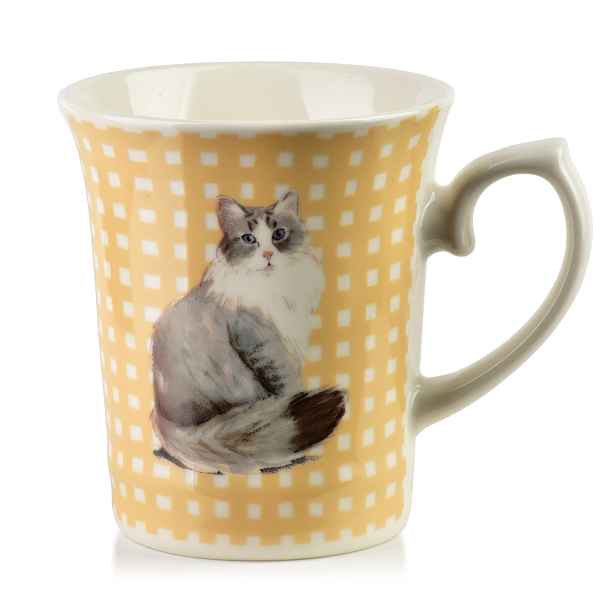 Affekdesign Porcelánový hrnek DANNY II 300 ml žlutý