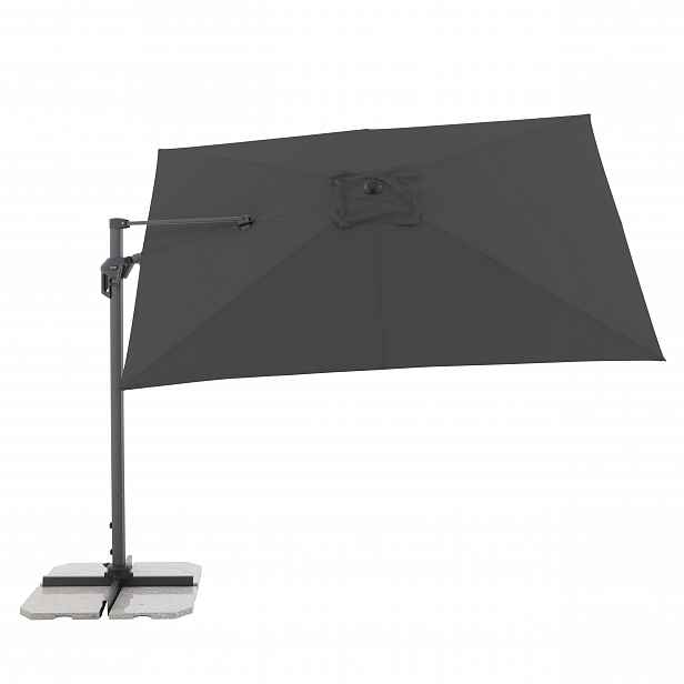 Moderní slunečník s boční nohou Doppler ACTIVE 310  x 210 cm, antracit DP474273840