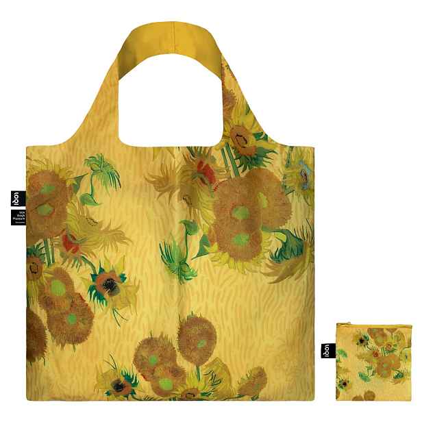 Skládací nákupní taška LOQI VAN GOGH MUSEUM Sunflowers