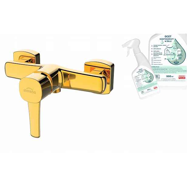 Sprchová baterie Invena Glamour gold BN-02-009 přípravek ocet hospoda