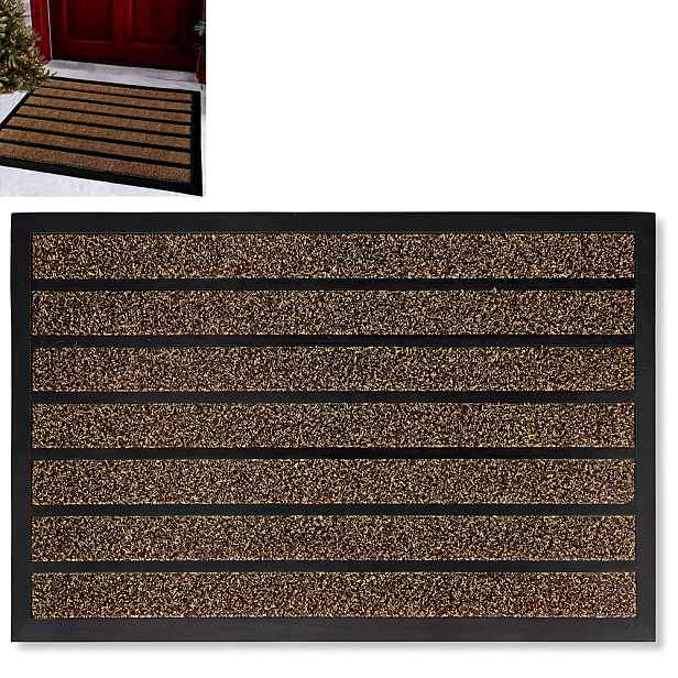 Vnější Stěrač Pod Dveře 60 x 90 Podložka Do Bot Velká Hnědá
