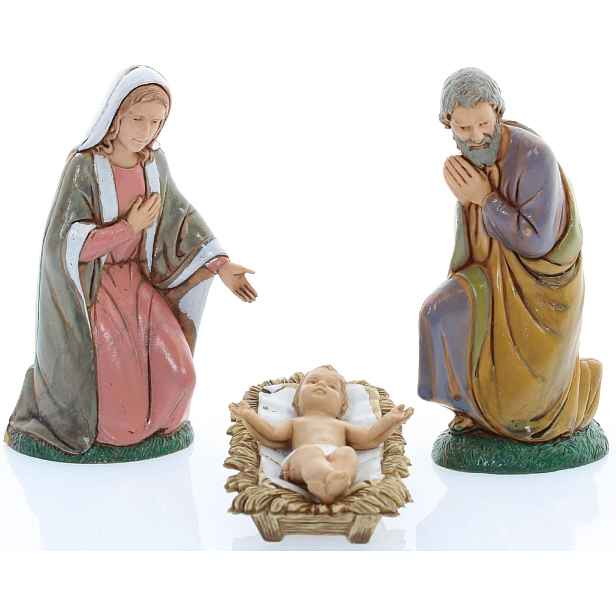 Betlém, 3 figurky do betlému, 10 cm, měřítko 1:20