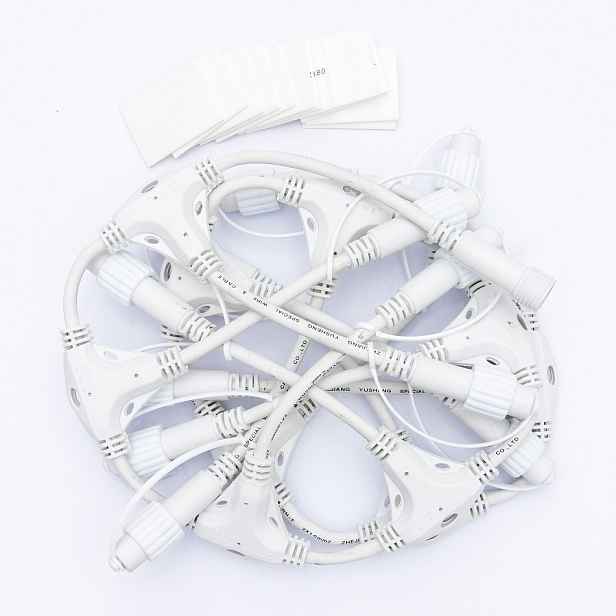 Easy Fix T rozbočovač, 7 výstupů, bílý, IP67
