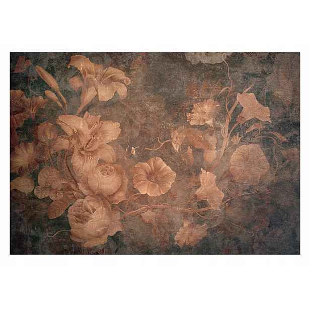 Fototapeta Květiny Vintage Beton Retro 254x184