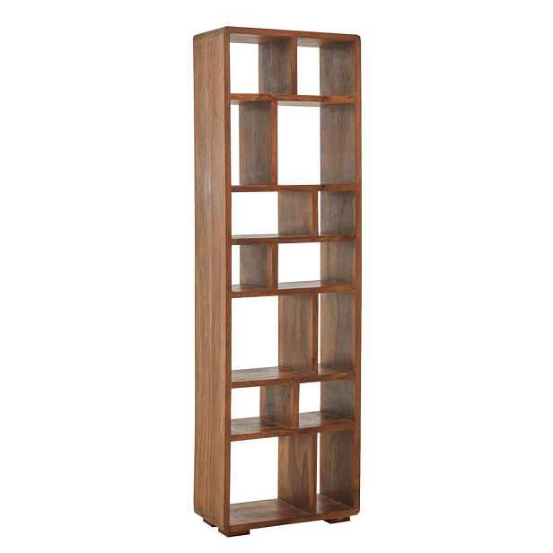 Regál z masivu rosewood v přírodní barvě 58x190x30 cm Surati – Premier Housewares