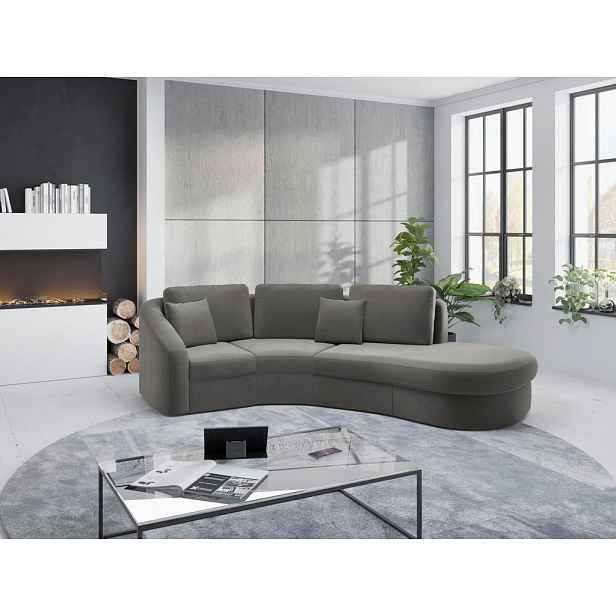 Sit & More ROHOVÁ SEDAČKA, textil, šedá