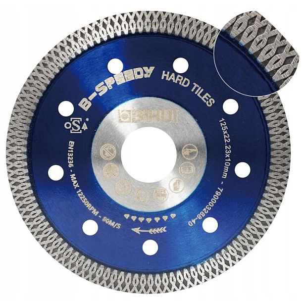 Bihui Diamantový Kotouč B-speedy Na Dlaždice A Gres 125MM, Tloušťka 1,4MM
