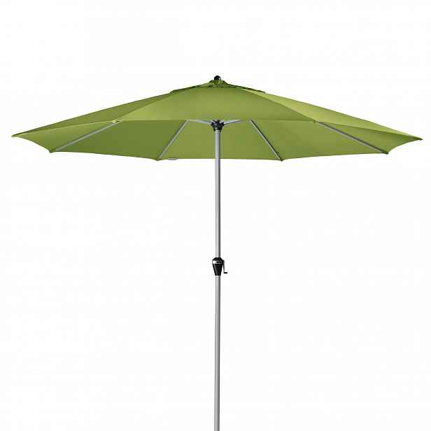 Středový slunečník s klikou Doppler ACTIVE KURBEL 380 cm, zelená DP444438836