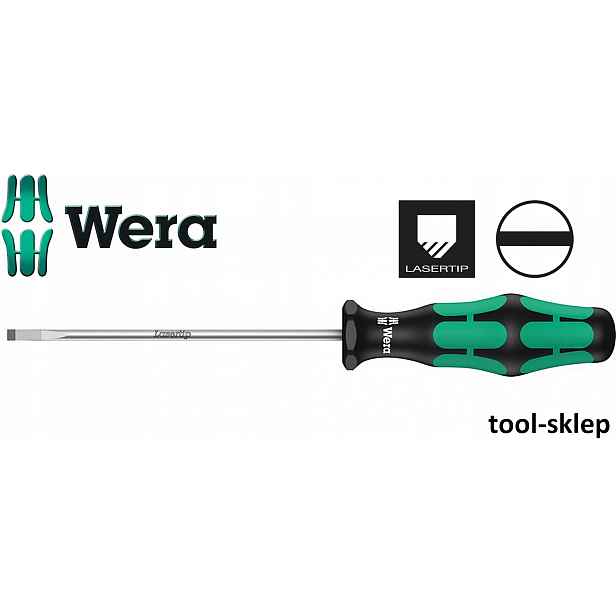 Wera Šroubovák (šroubovák) dílenský plochý 1,6x10