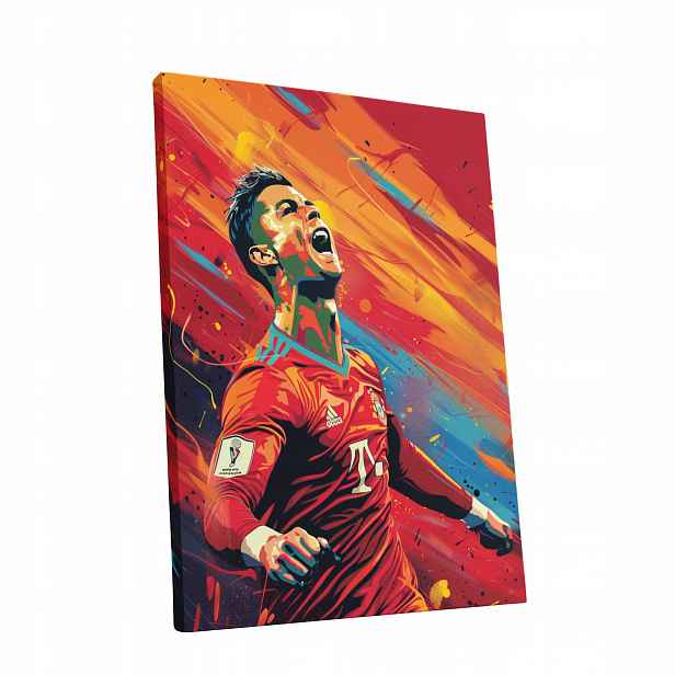 Obraz na plátně Cristiano Ronaldo CR7 do domu, pokoje, obýváku dárek 60x80 cm