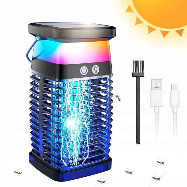 Ovadobojná lampa 2000V IP68 Solar 3 režimy světla pro čtení v noci