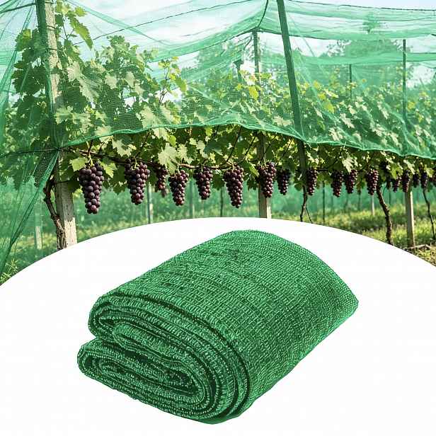TEMU Zelená stínící síť 4M X 6M, UV odolná sluneční clona, 40%-50% chladivý efekt, vhodná pro skleníky a ochranu rajčat a květin, ideální volba pro