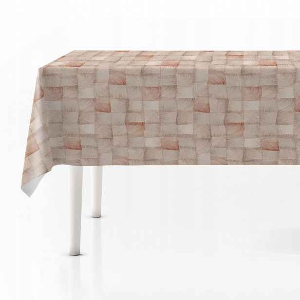 Ubrus Hrubý Cerata Na Polyesteru Mřížka Maziaje 140x350 Brokat