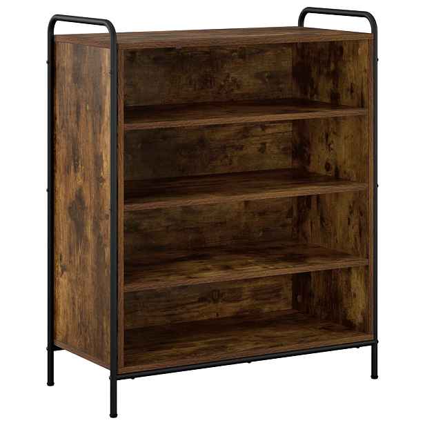 vidaXL Skříň na obuv 76 x 36,5 x 93 cm Kompozitní dřevo Kouřový dub