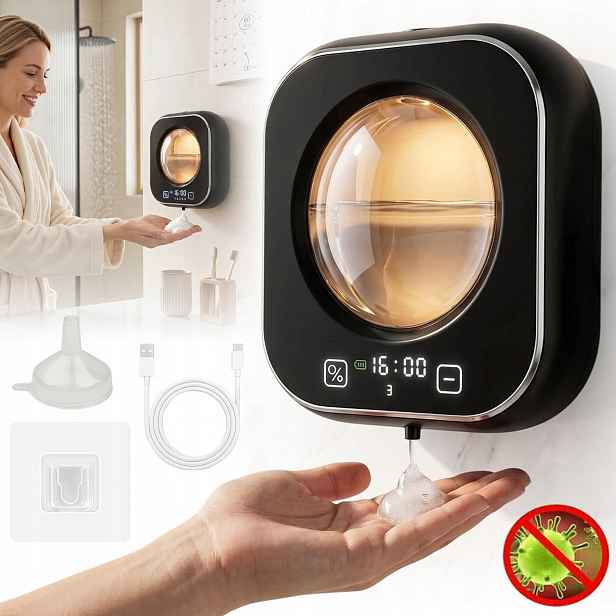 Automatický Dávkovač Pěnového Mýdla Bezdotykový Dávkovač Na Stěnu 320 ML