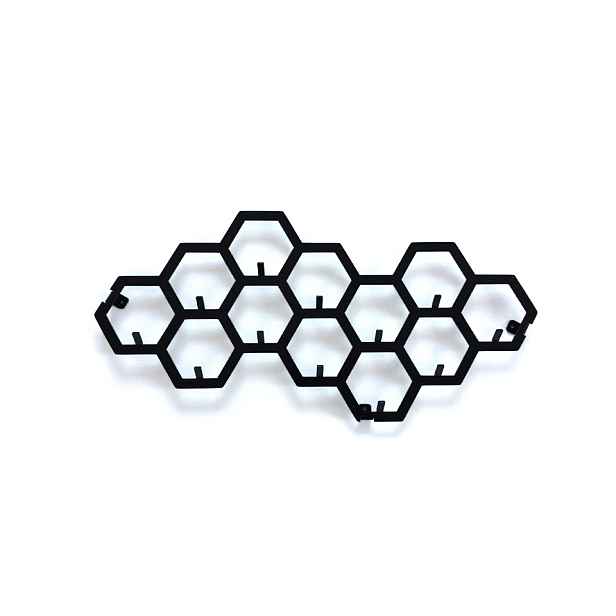 Decolicious Nástěnný věšák na oblečení Cells, geometrický a minimální styl