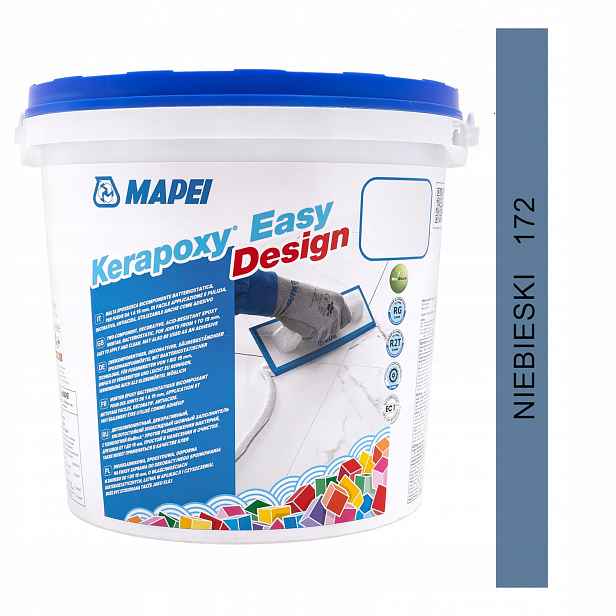 Epoxidová fuga Mapei Kerapoxy Easy Design 3kg barva 172 modrá