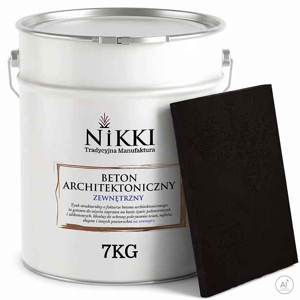 Fasádní omítka s architektonickou strukturou Betonu 5 m2 7 kg Černá R9005