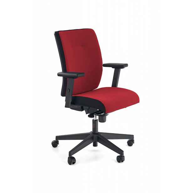 Kancelářská židle POP látka / plast Halmar Červená - 68 cm