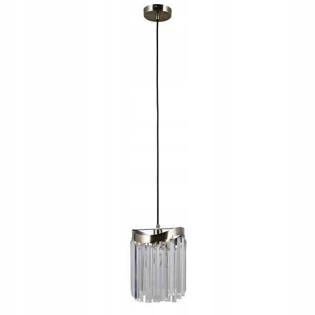 Závěsná lampa Lustr Zwis Bronz Antický 1xE14 40W Sabriga Glamour Italux
