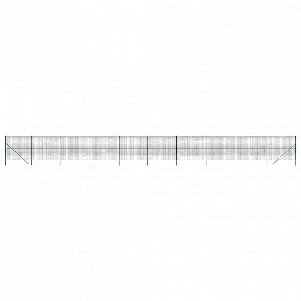 vidaXL Drátěné pletivo zelené 1,4 x 25 m pozinkovaná ocel