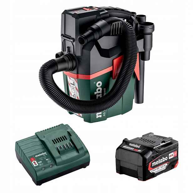Vysavač Metabo As 18 L Pc Compact/602028850 18V 1x5,2Ah 6 l 120 mbar L