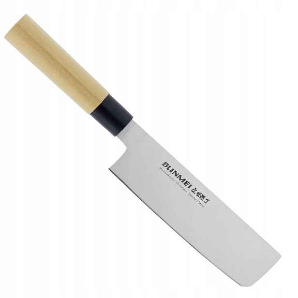 Bunmei Japonský ostrý Nůž s oboustranným ostřím Usuba sekáček na Zeleniny 18 cm