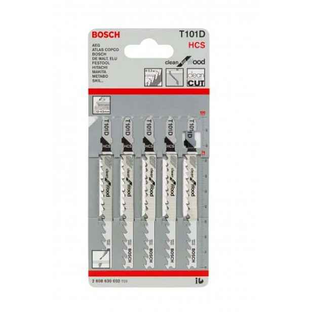Bosch - Sada pilových plátků na dřev, délka 100 mm, 5 ks 2608630032