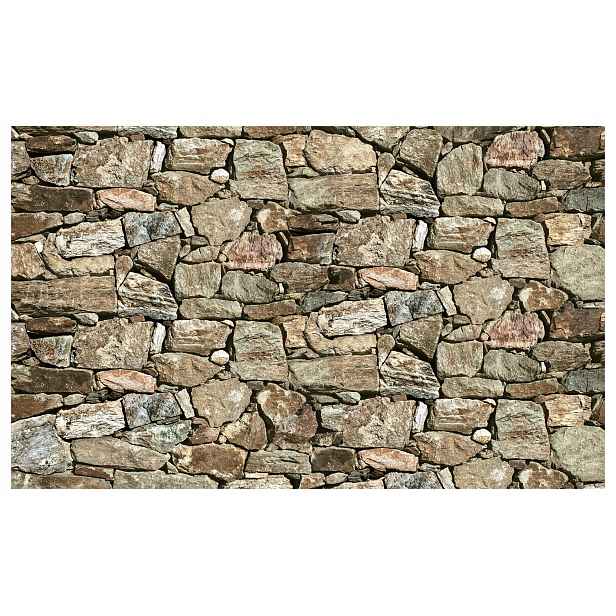 Fototapeta Kamenná zeď cihlová loft béžovo-šedá textura 200x140 lepidlo