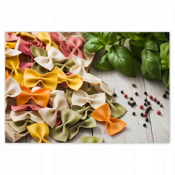 Plakáty 185x125 Barevné farfalle pepř
