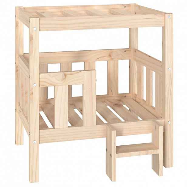 vidaXL Pelíšek pro psy 65,5x50,5x70 cm masivní borovice