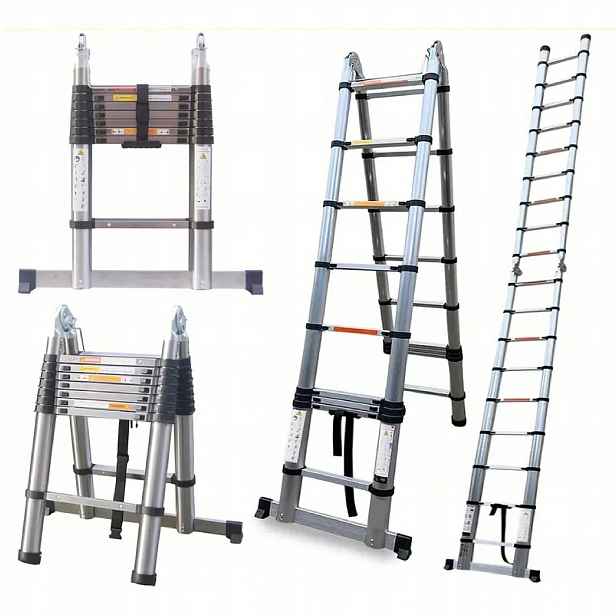 Žebřík Kloubový 150 kg, skládací, multifunkční, 6x6 1,9 m 1,9 m
