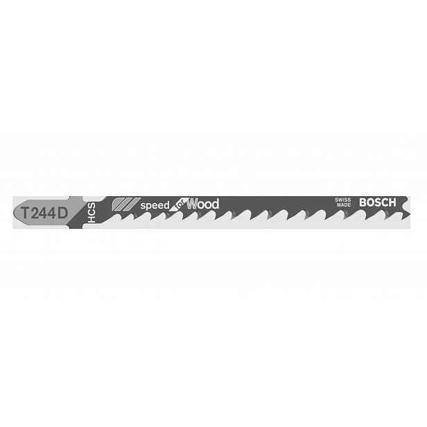 Bosch - Sada pilových plátků na dřevo, délka 100 mm, 5 ks 2608630058