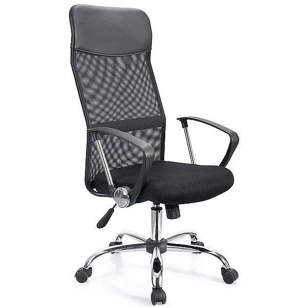 Kancelářská židle Faros černá - 57,5x113-123x59 cm